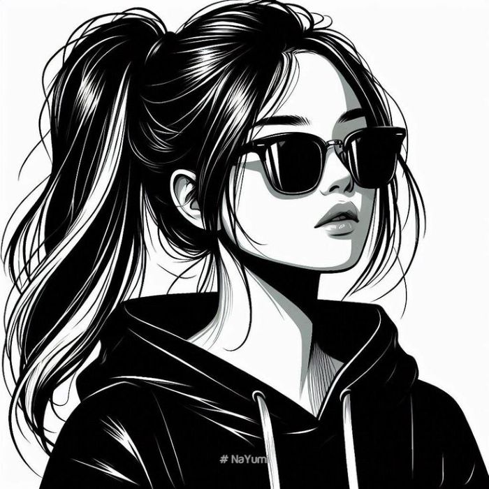 Loạt Avatar Trắng Đen Cực Đẹp Cho Người Thích Sự Tối Giản!